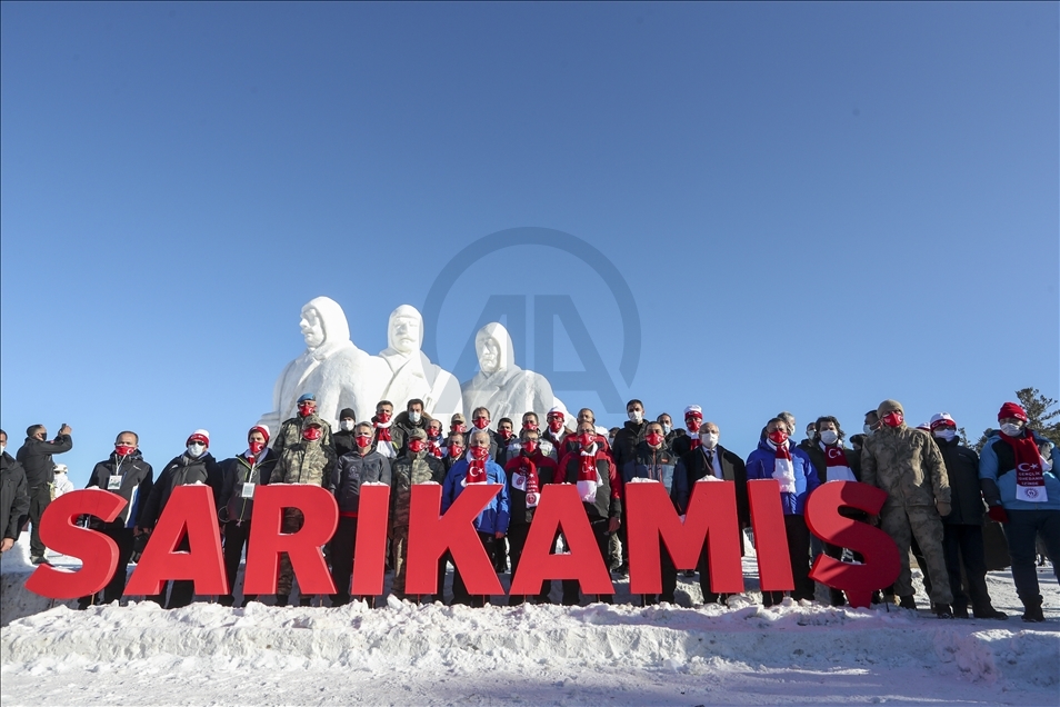 Fedakar ecdat 106. yılında Sarıkamış'ta anılıyor
