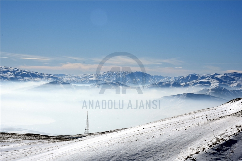 El clima nublado en Bitlis, Turquía