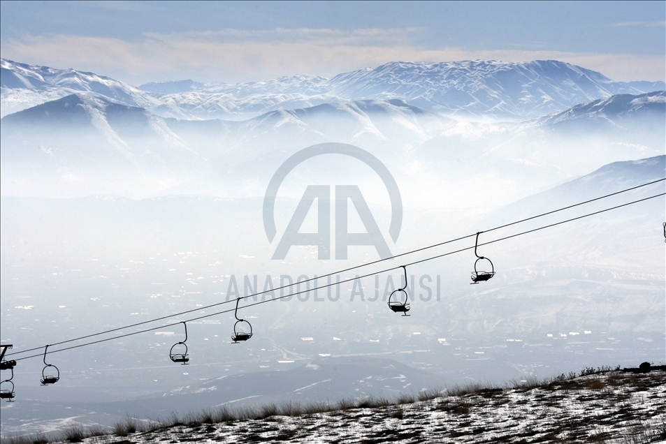 El clima nublado en Bitlis, Turquía