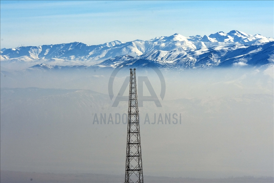 El clima nublado en Bitlis, Turquía