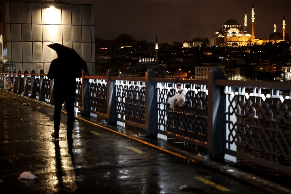 بارش شدید باران در استانبول 