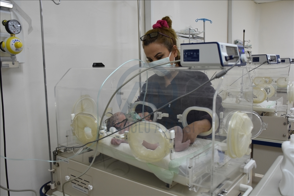تاسیس بخش مراقبت‌های ویژه نوزادان توسط ترکیه در شمال سوریه