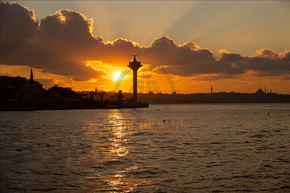 İstanbul'da gün batımı