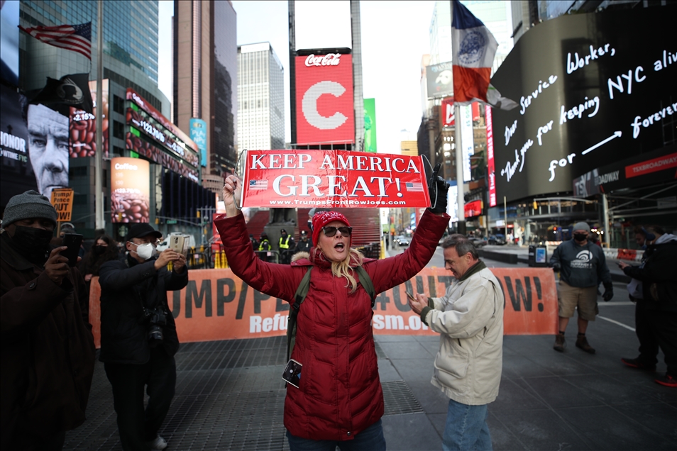 New York'ta Trump karşıtı gösteri