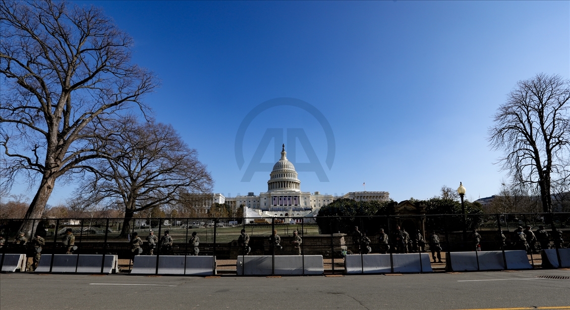 Biden'ın yemin törenine 1 hafta kala başkent Washington'daki güvenlik önlemleri üst düzeye çıkarıldı