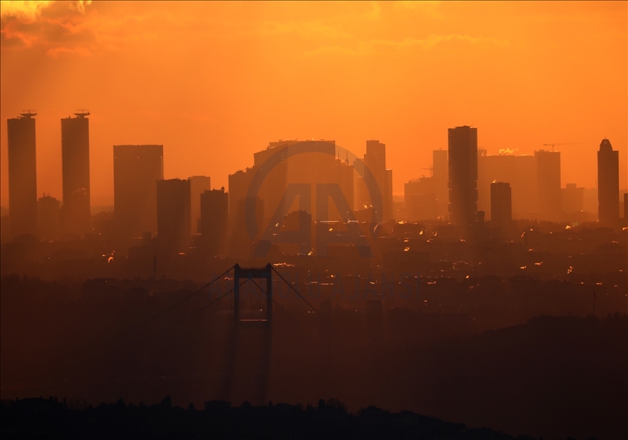 İstanbul'da gün batımı