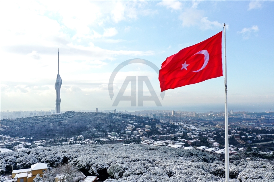 İstanbul'da kar yağışı