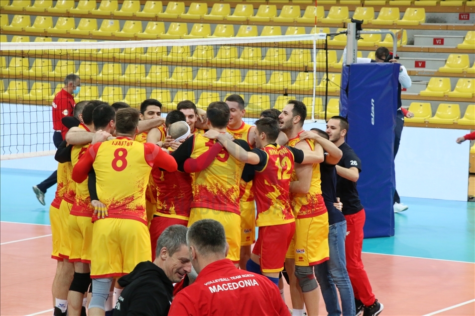 Северна Македонија со победа против Турција се пласираше на ЕП во одбојка