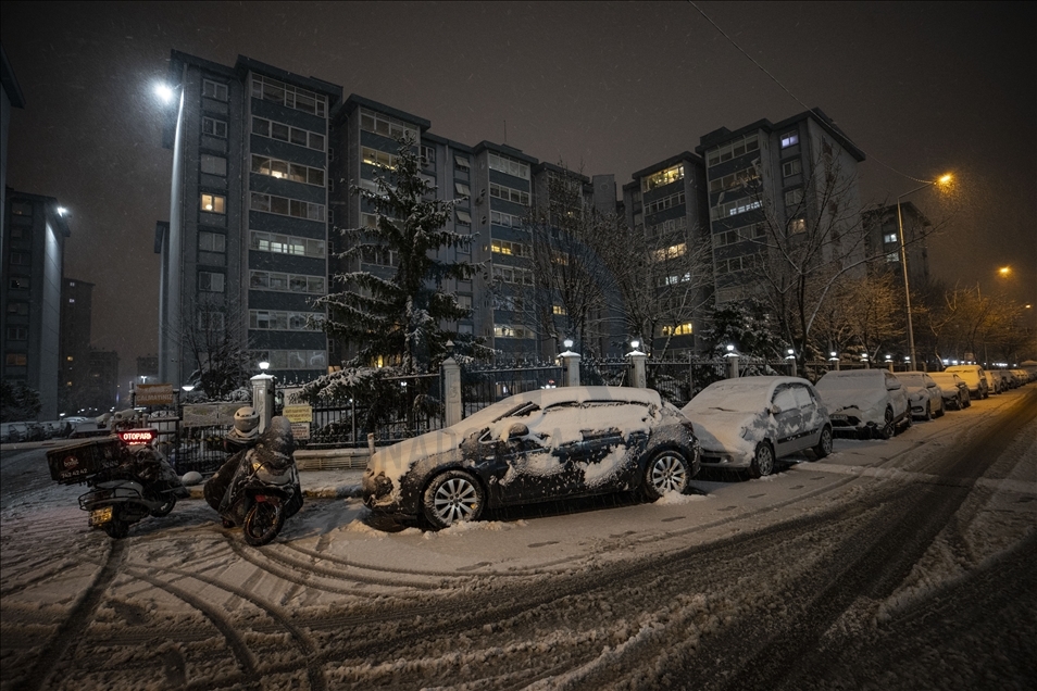 İstanbul’da kar yağışı