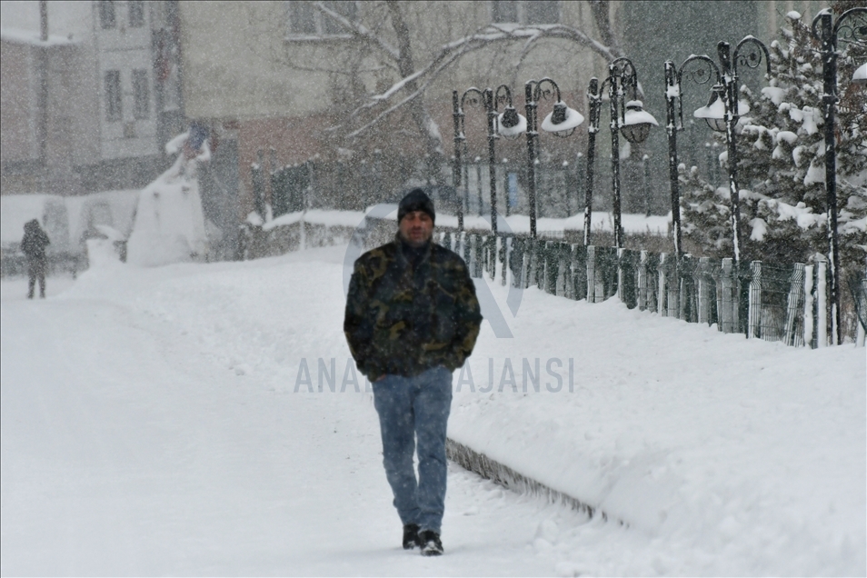 Doğu Anadolu'da kar hayatı olumsuz etkiliyor