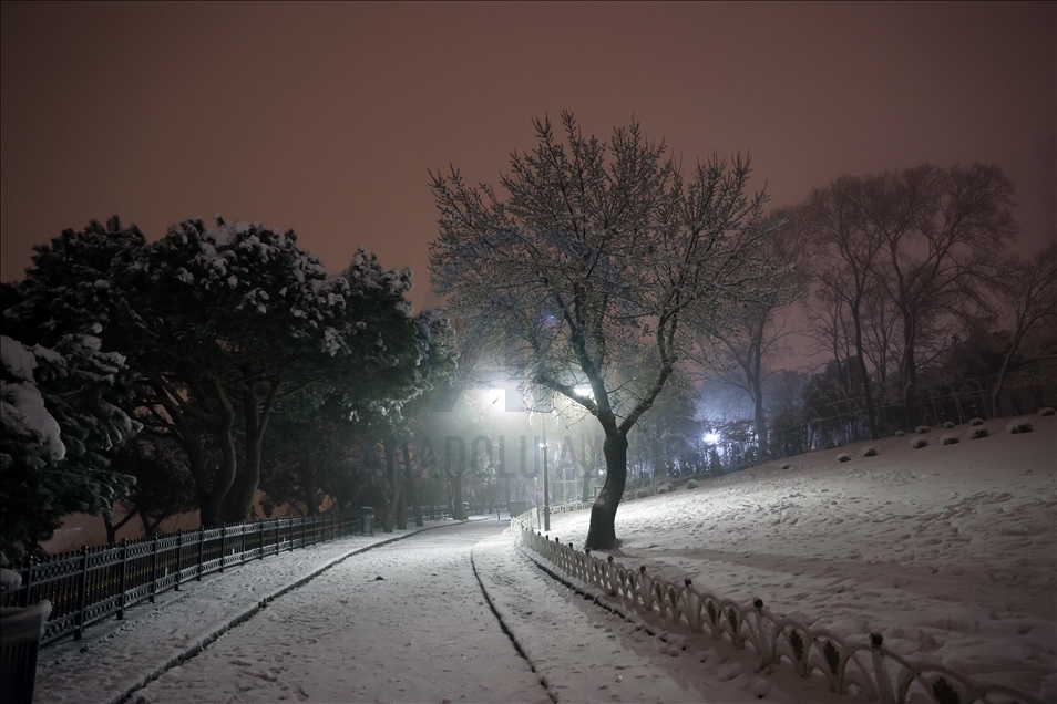 İstanbul'da kar yağışı