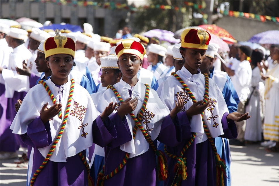 Etiyopyalı Ortodoks Hristiyanlar Timkat'ı kutladı