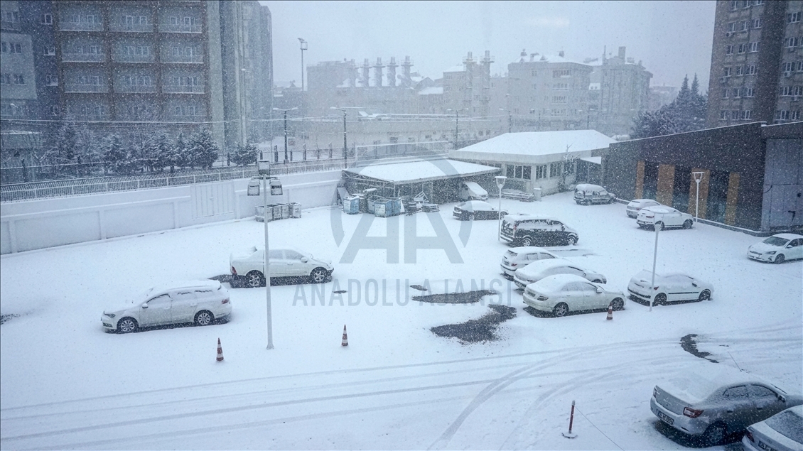 İstanbul'da kar yağışı