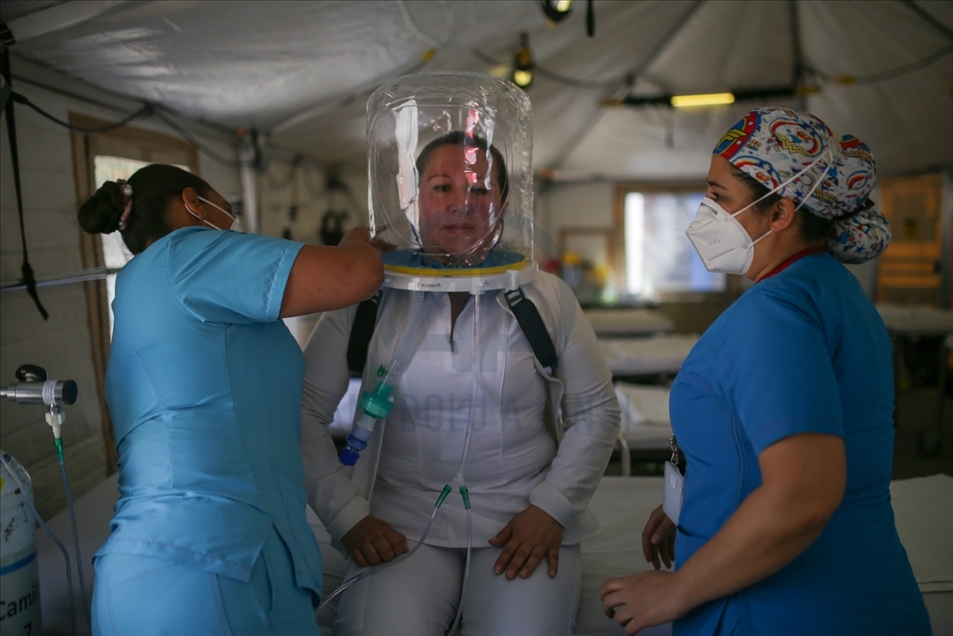 Colombia: Hospital de Bogotá adquirió cascos que previenen la intubación en pacientes con COVID-19