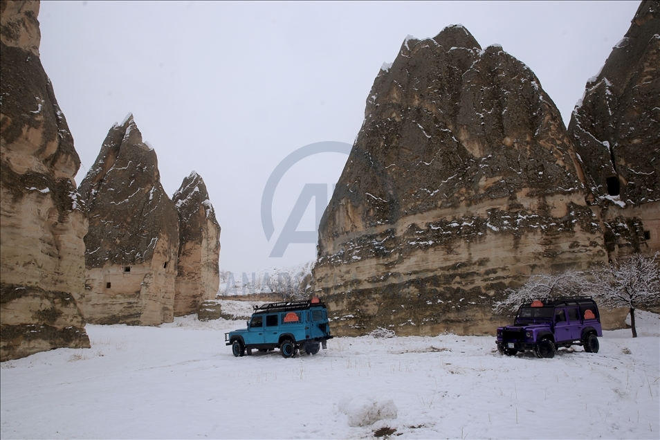 Peribacalarındaki kış aktiviteleri turistleri cezbediyor