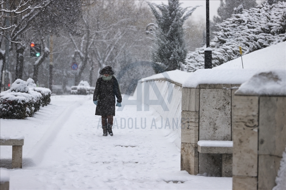 Snowfall in Ankara​​​​​​​