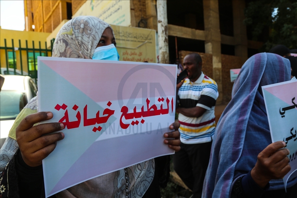 تظاهرات در سودان علیه عادیسازی روابط با اسرائیل