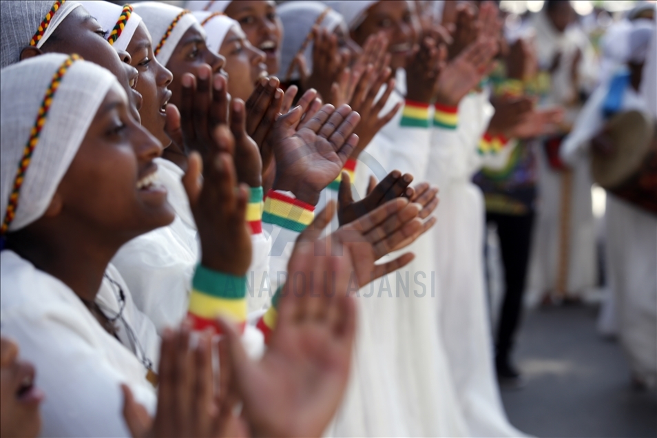 Etiyopyalı Ortodoks Hristiyanlar Timkat'ı kutladı