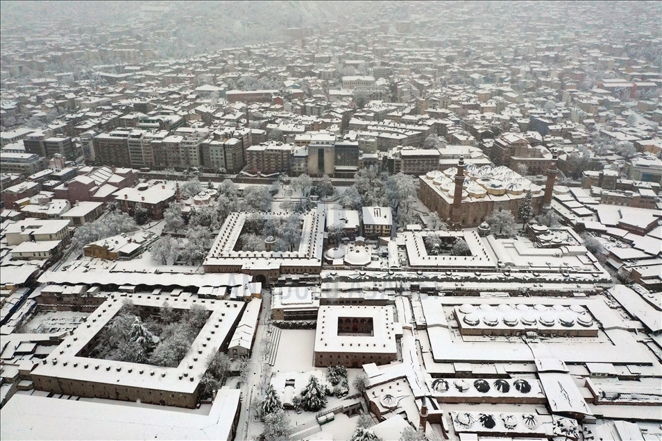 Snowfall in Bursa