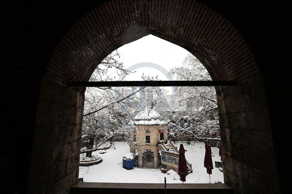 Snowfall in Bursa