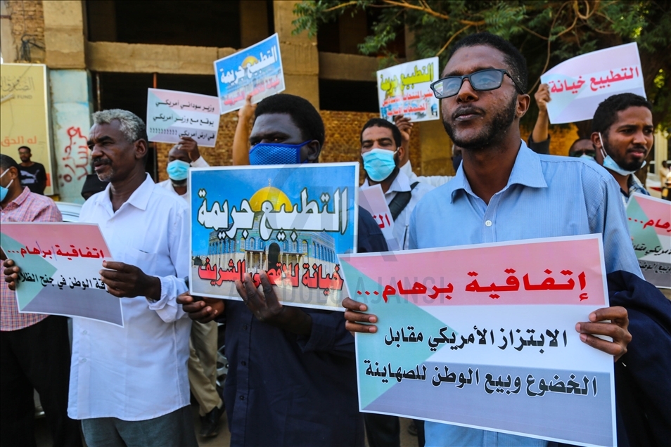 تظاهرات در سودان علیه عادیسازی روابط با اسرائیل
