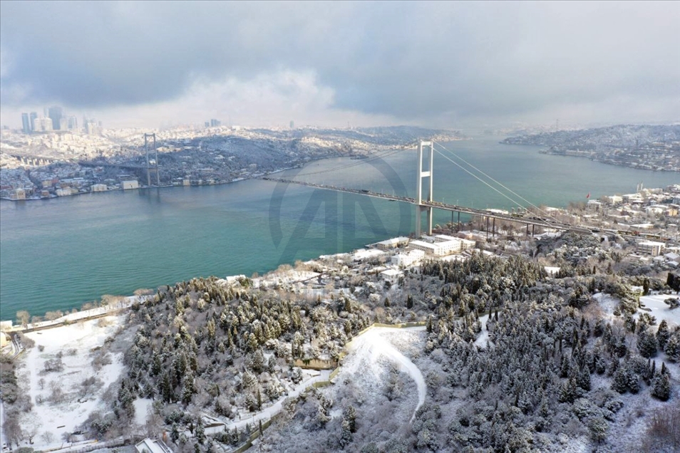 İstanbul'da kar yağışı