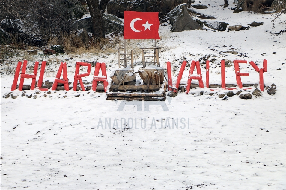 Turquie : la couverture blanche de la vallée d'Ihlara