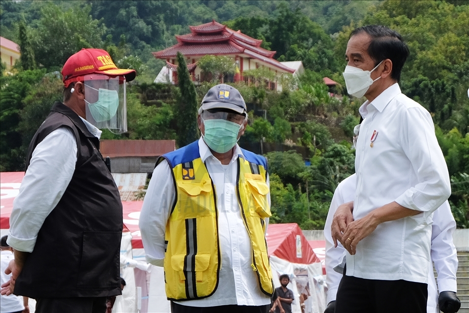 Presiden Jokowi kunjungi korban gempa Mamuju