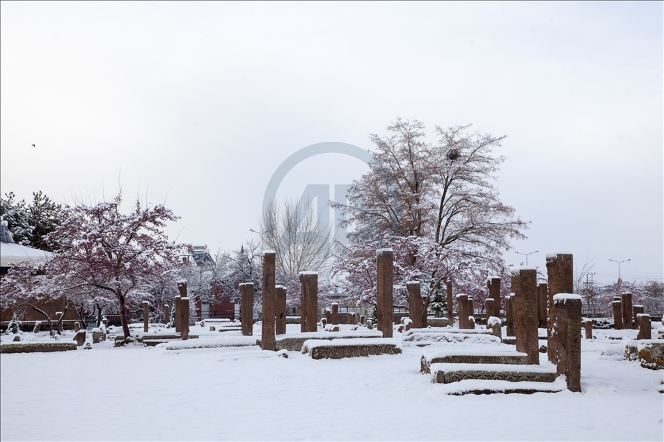 برف استان بیتلیس ترکیه را سفیدپوش کرد