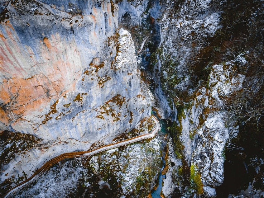Turquie : la splendeur du canyon de Horma sous la neige