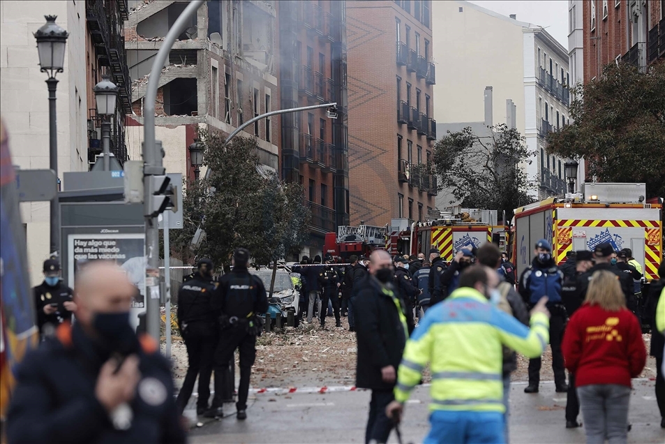 Fuerte Explosión en Madrid deja al menos dos muertos