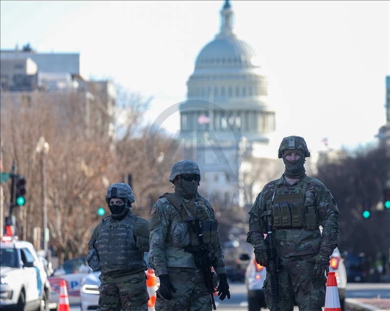تشدید تدابیر امنیتی در واشنگتن در آستانه مراسم تحلیف بایدن