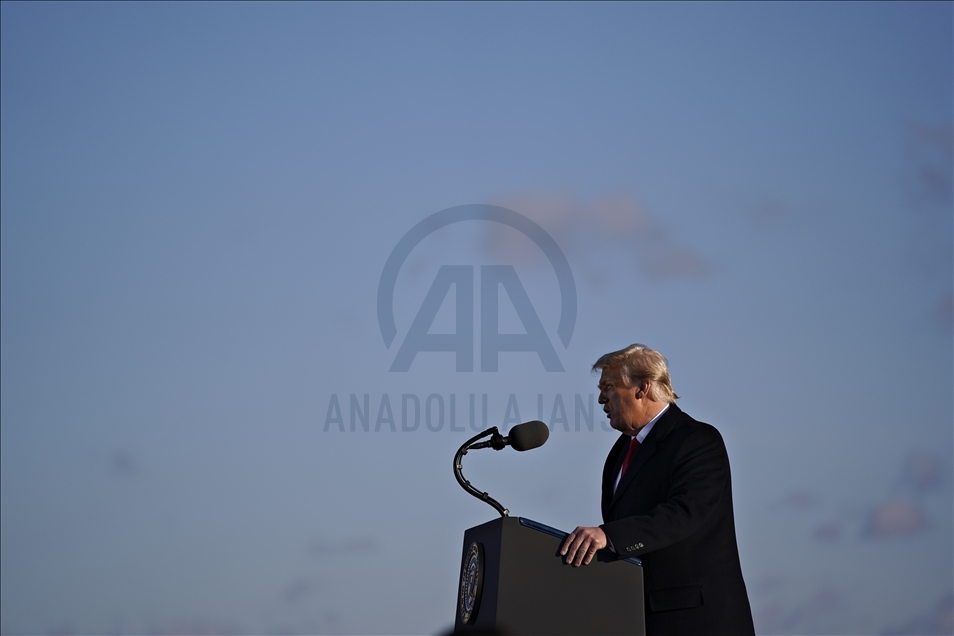 ABD Başkanı Donald Trump Beyaz Saray'dan ayrıldı