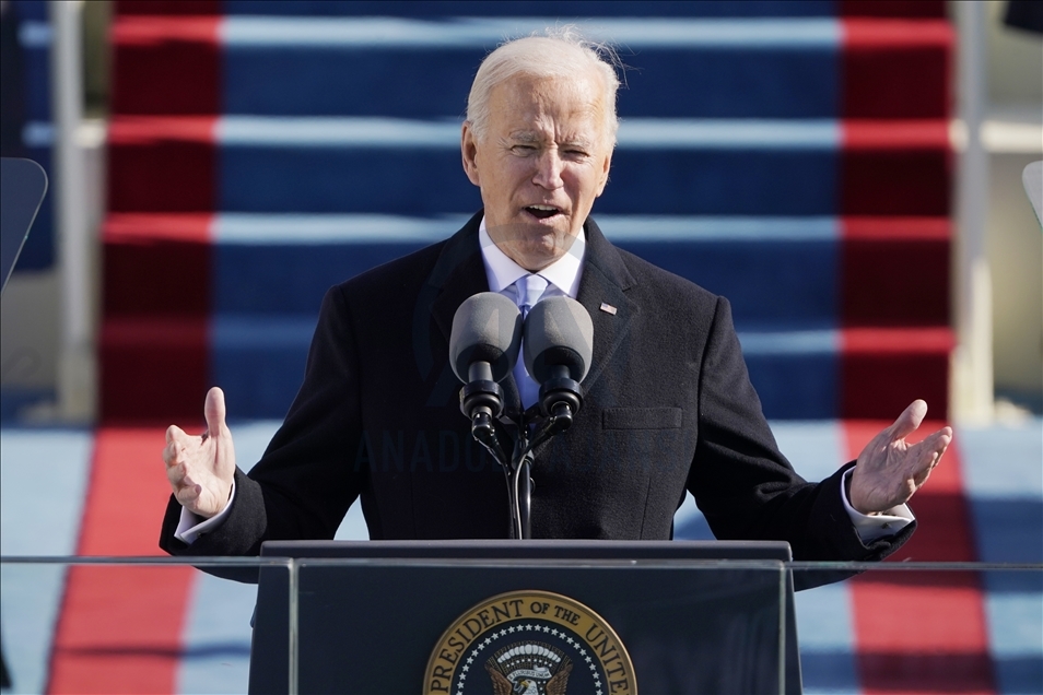 President Joe Biden was officially sworn into office