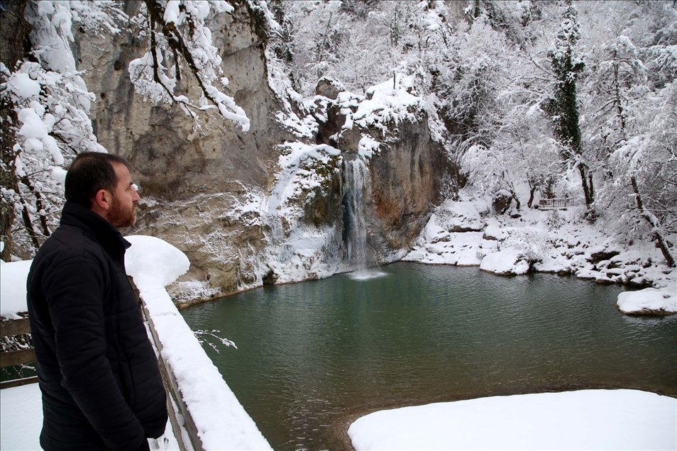 Horma Kanyonu kar altında doyumsuz manzaralar sunuyor
