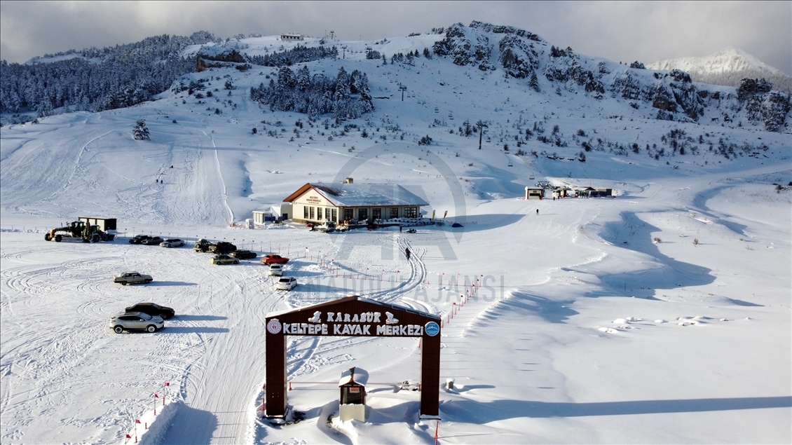Sezonu açan Keltepe Kayak Merkezi ziyaretçilerini bekliyor
