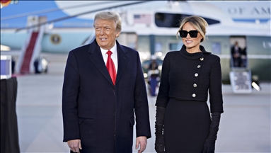 ABD Başkanı Donald Trump Beyaz Saray'dan ayrıldı
