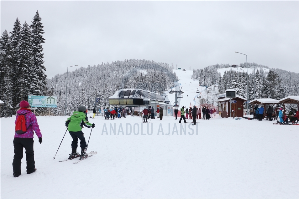 Ski season start on Mount Ilgaz 