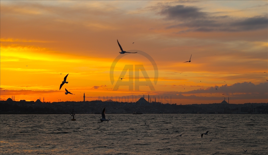 İstanbul'da gün batımı