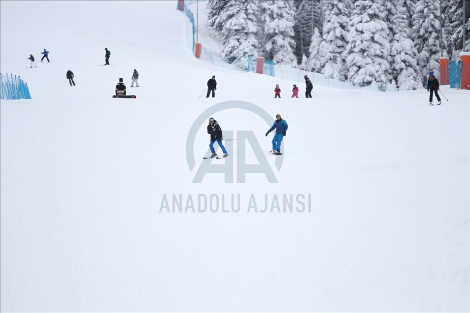 Ilgaz Dağı'nda kayak sezonu başladı