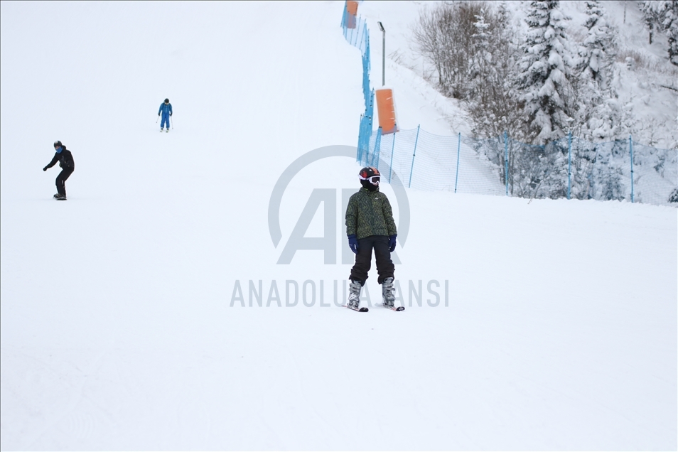 Ilgaz Dağı'nda kayak sezonu başladı