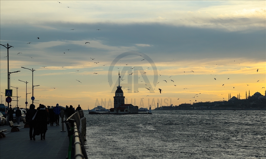İstanbul'da gün batımı