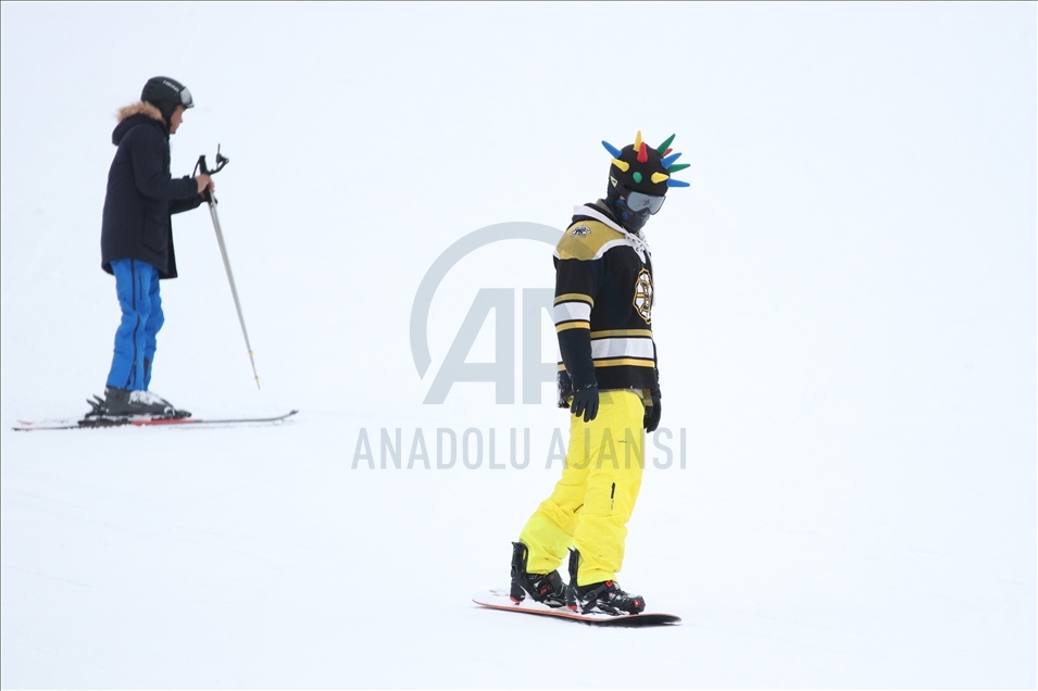 Ski season start on Mount Ilgaz 