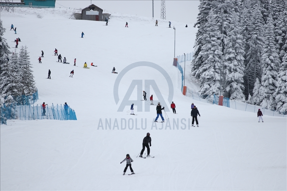 Ski season start on Mount Ilgaz 