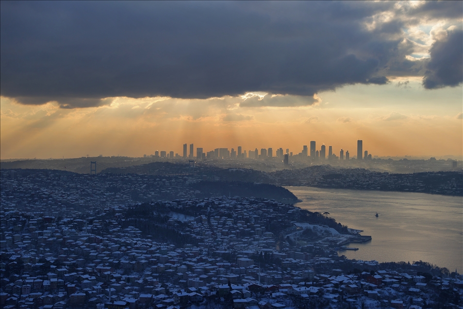 İstanbul'da kar yağışı