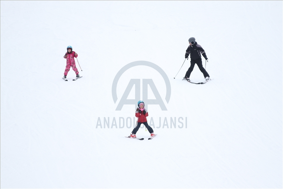Ski season start on Mount Ilgaz 