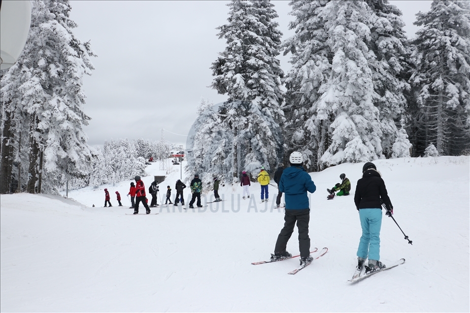 Ilgaz Dağı'nda kayak sezonu başladı