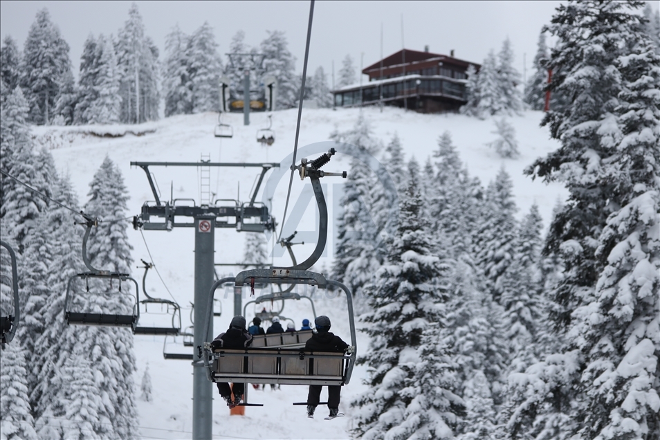 Ilgaz Dağı'nda kayak sezonu başladı
