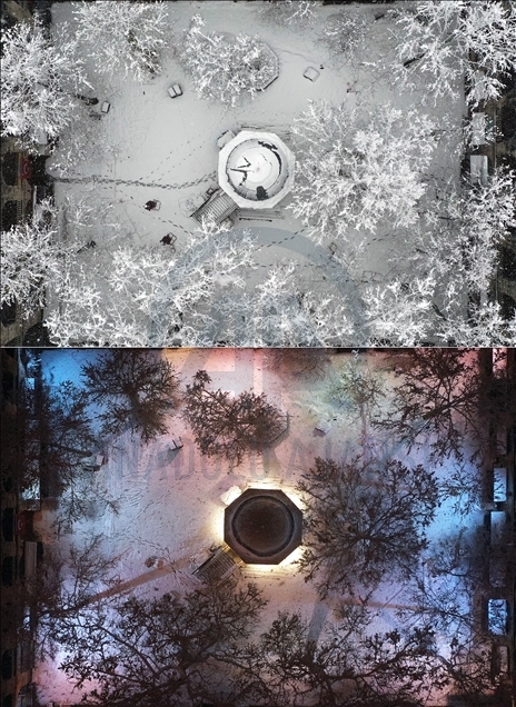 Fascinating sceneries of historical places in Turkey’s Bursa at day and night times