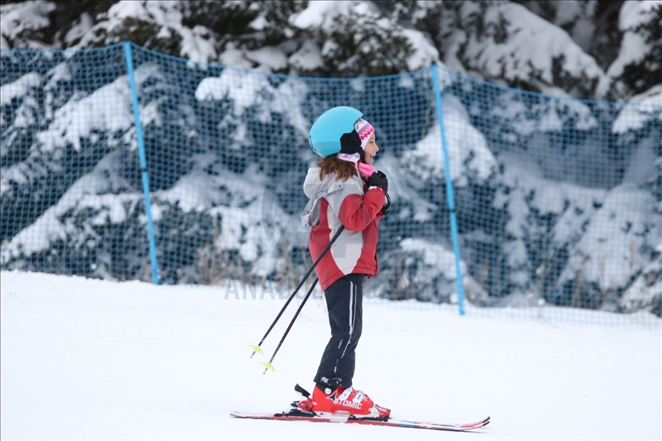 Ski season start on Mount Ilgaz 